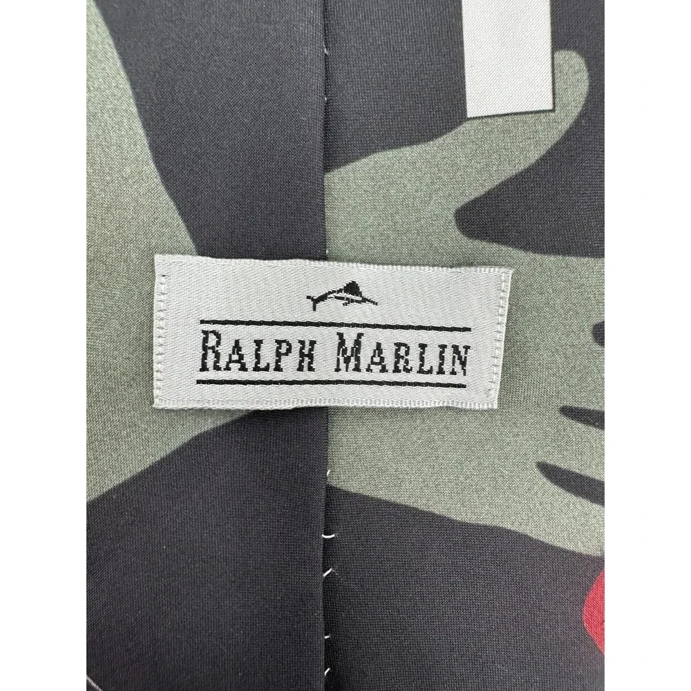 Ralph Marlin Musical Notes II 1998 Novelty Men's Multicolor Neck Tie